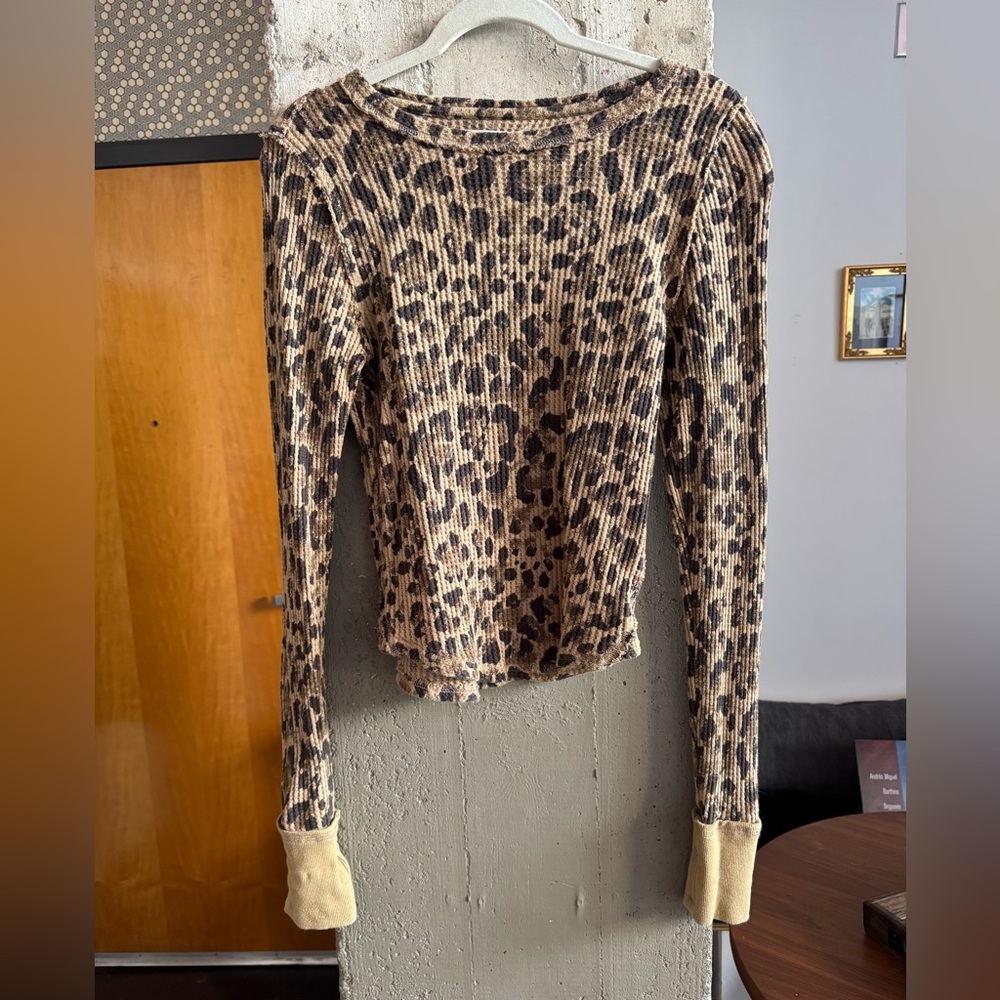 We the Free leopard print thermal